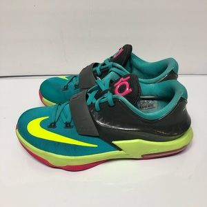 Nike KD 7 “carnival jade”. 6y